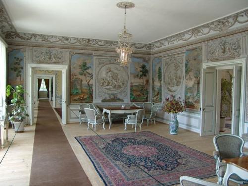 Interiéry zámku Kozel